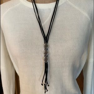 Faux Moonstone Like Necklace